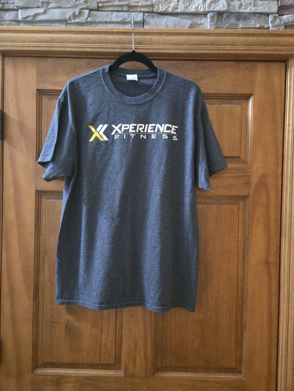 Xperience Fitness Men's Heather Gray T-Shirt Size L